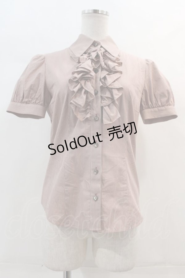 画像1: 【SALE】NO.S PROJECT /二次元と運命が交差するブラウス S ボルドー I-24-05-01-016-LO-ZA-HD-ZT418 (1)