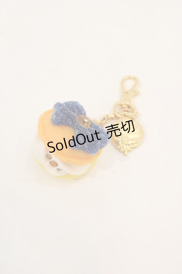 画像1: Q-pot. / セーラーリボンマカロンバッグチャーム ヴィーナス  オレンジ I-24-05-03-095-QP-AC-HD-ZI (1)