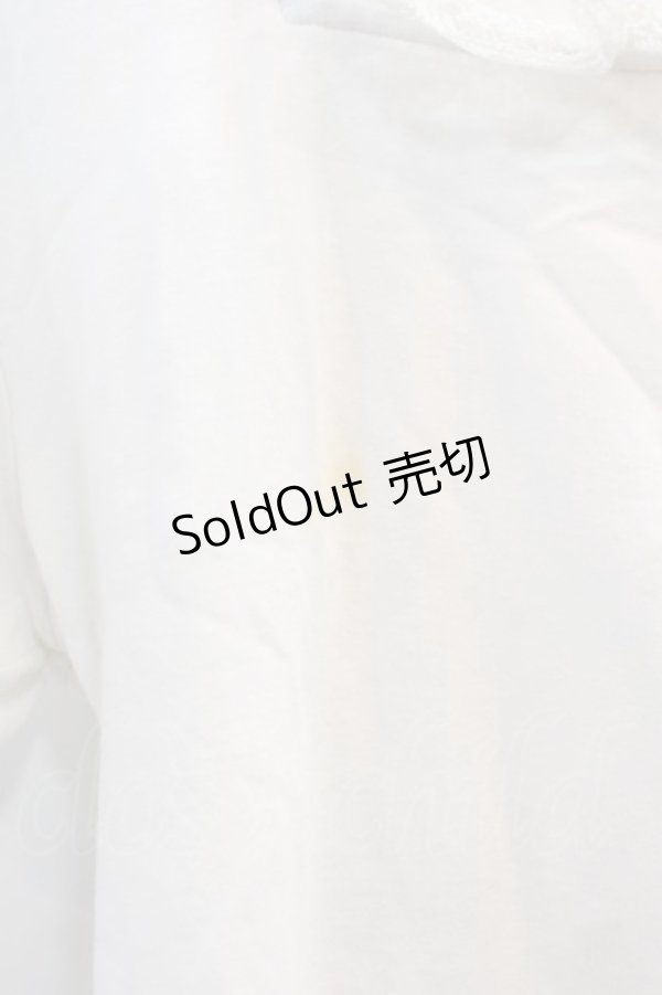 画像3: PUTUMAYO / 胸元レース＆リボン付き刺繍Tシャツ  ホワイト I-24-05-03-010-PT-TS-HD-ZI (3)