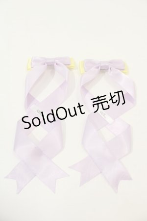 画像: LOTUS ribbon / ツインリボンバレッタ   I-24-05-04-120-EL-AC-HD-ZY
