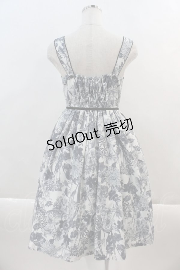 画像2: Emily Temple cute / Butterfly gardenウエストリボンワンピース  オフ I-24-05-12-045-ET-OP-HD-ZI (2)