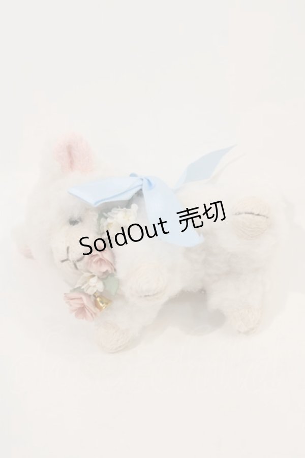 画像1: PINK HOUSE / ひつじぬいぐるみコサージュ  白 I-24-05-22-123-LO-ZA-HD-ZI (1)