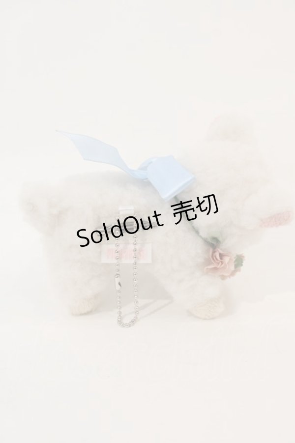 画像2: PINK HOUSE / ひつじぬいぐるみコサージュ  白 I-24-05-22-123-LO-ZA-HD-ZI (2)