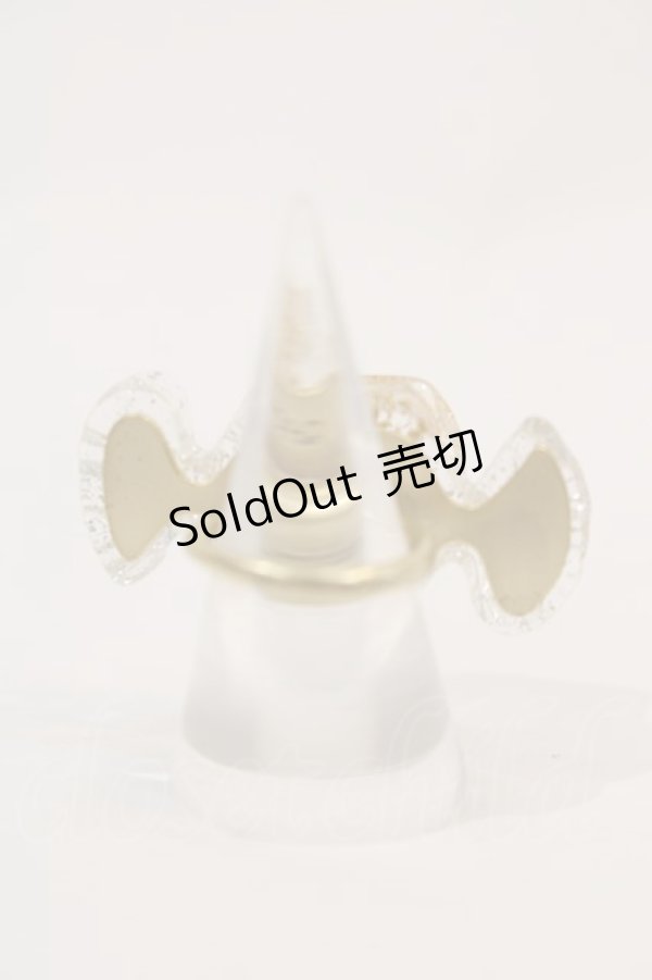 画像2: Q-pot. / ACC Sugar Snow Candy Ring 約12号 シルバーＸゴールド I-24-05-27-045-QP-AC-HD-ZI (2)