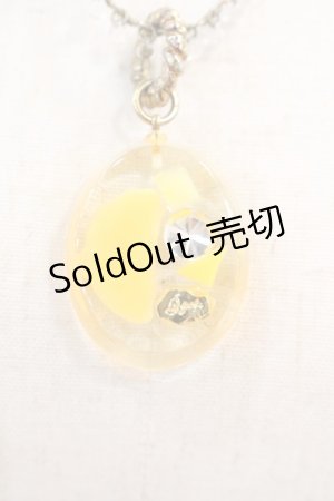 画像: Q-pot. / Mican Jellyネックレス  オレンジ I-24-06-02-044-QP-AC-HD-ZI