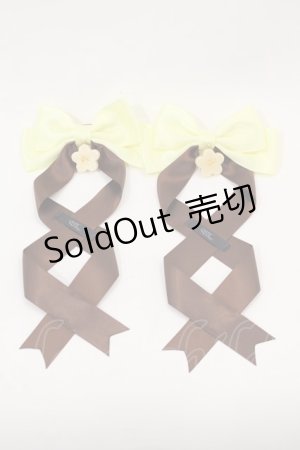画像: LOTUS ribbon / ツインリボンバレッタ   I-24-06-03-124-EL-AC-HD-ZY