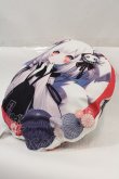 画像3: NieR Clothing / 和柄九尾クッション  白Ｘ黒 I-24-06-05-077-PU-ZA-HD-ZT-K016 (3)