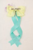 画像2: LOTUS ribbon / ツインリボンバレッタ(1つのみ)   I-24-06-27-104-EL-AC-HD-ZI (2)