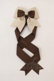 画像1: LOTUS ribbon / ツインリボンバレッタ(1つのみ)   I-24-06-27-108-EL-AC-HD-ZI (1)