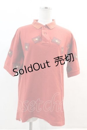 画像: Karl Helmut / ゴルフワッペンポロシャツ M オレンジ I-24-07-11-030-EL-TO-HD-ZI