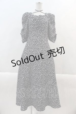 画像: pium / ハートリボンレオパードワンピース  黒Ｘ白 I-24-07-13-077-LO-OP-HD-ZT399