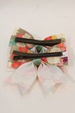 画像2: LOTUS ribbon / リボンクリップセット   I-24-07-20-120-EL-AC-HD-ZT437 (2)
