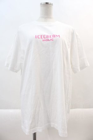 画像: Candy Stripper / ICE CREAM HOLIC TEE 2 オフホワイト I-24-07-20-022-PU-TS-HD-ZT314