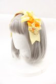 画像1: LOTUS ribbon / リボンクリップヘッドドレス   I-24-07-24-048-EL-AC-HD-ZT437 (1)