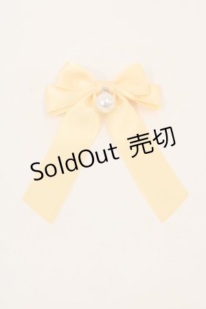 画像: LOTUS ribbon / パールリボンクリップ   I-24-07-24-078-EL-AC-HD-ZT437-F001