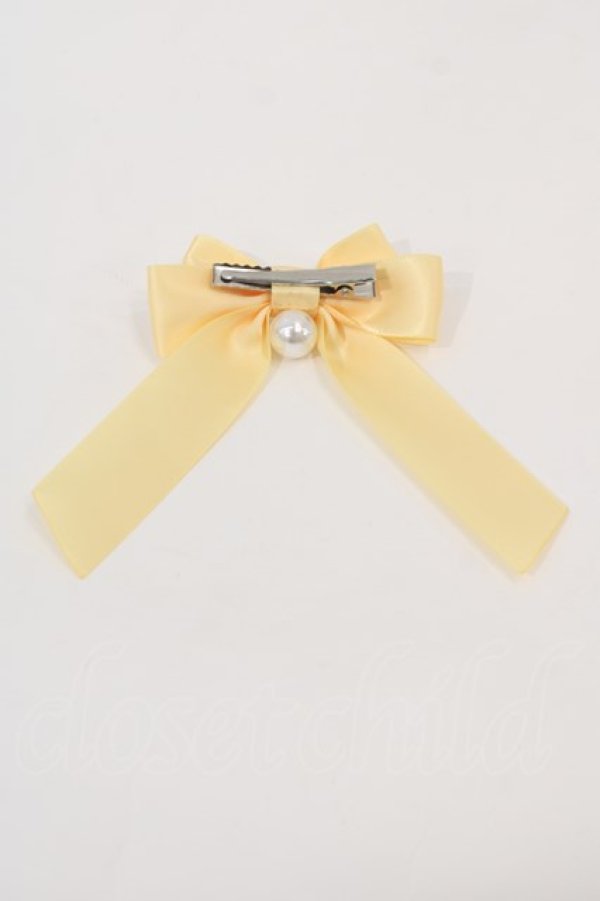 画像2: LOTUS ribbon / パールリボンクリップ   I-24-07-24-078-EL-AC-HD-ZT437 (2)