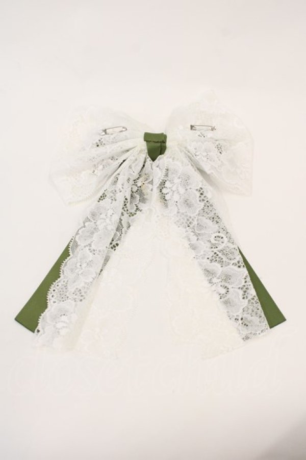 画像2: LOTUS ribbon / リボンブローチ   I-24-07-24-011-EL-AC-HD-ZT437 (2)