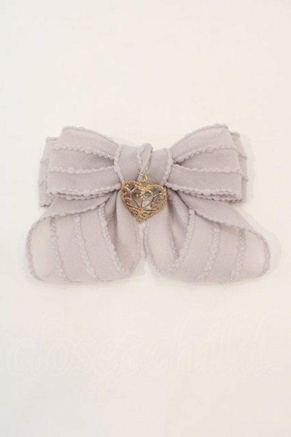 画像1: LOTUS ribbon / リボンブローチ   I-24-07-24-016-EL-AC-HD-ZT437 (1)