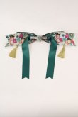 画像2: LOTUS ribbon / リボンクリップ   I-24-07-24-041-EL-AC-HD-ZT437 (2)