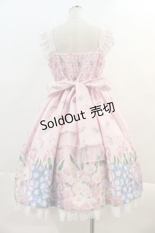 画像2: Angelic Pretty / Flower Kittenジャンパースカート  ピンク I-24-07-28-100-AP-OP-HD-ZY (2)