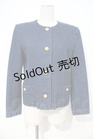 画像: INGEBORG / ゴールドボタンデニムジャケット  青デニム I-24-08-02-084-LO-JA-HD-ZT042