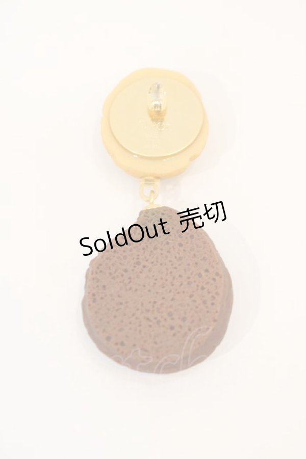 画像2: Q-pot. / ダブルジュエルクッキーピアス  赤Ｘ緑Ｘブラウン I-24-08-03-105-QP-AC-HD-ZI (2)