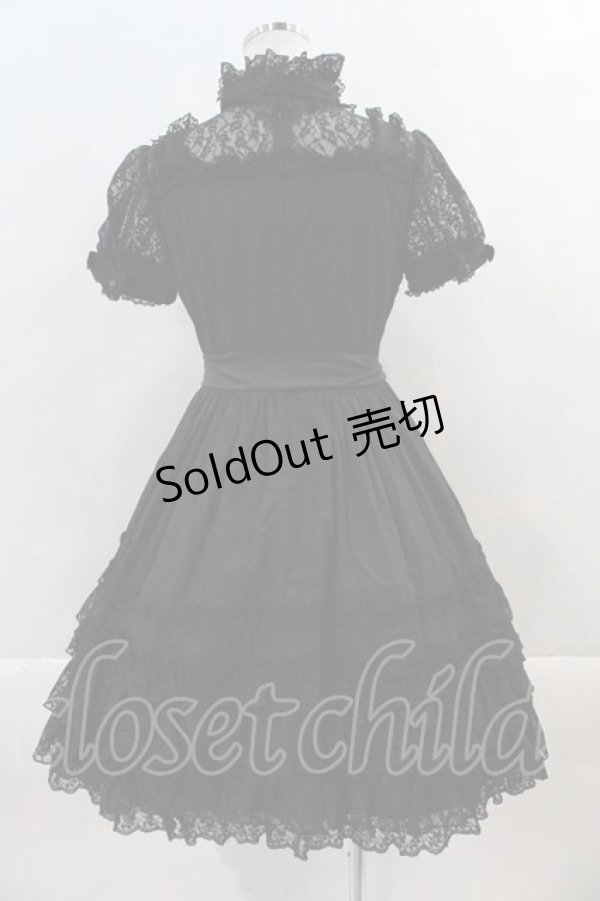 画像2: Angelic Pretty / シンフォニーフリルワンピース  黒 I-24-08-07-050-AP-OP-HD-ZI (2)