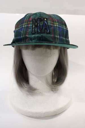 画像: MILKBOY / SEE THRU CAP  グリーンチェック I-24-08-13-032-MB-AC-HD-ZT424