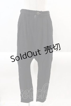 画像: MALKOMALKA / ラメパンツ  黒ラメ I-24-08-15-107-PU-PA-HD-ZT101