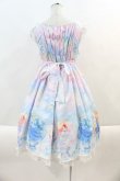 画像2: Angelic Pretty /  Fairy Seasonディズニープリンセスジャンパースカート  ピンクＸ青 I-24-08-21-102-AP-OP-HD-ZY (2)