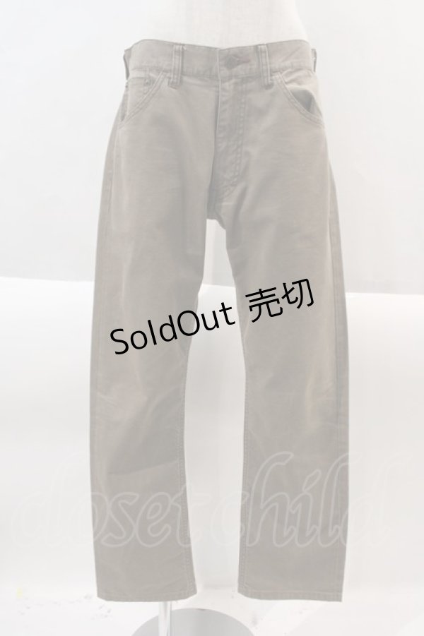 画像1: Karl Helmut / 後ろロゴレザーワッペンパンツ L ブラウン I-24-08-23-094-EL-PA-HD-ZT270 (1)