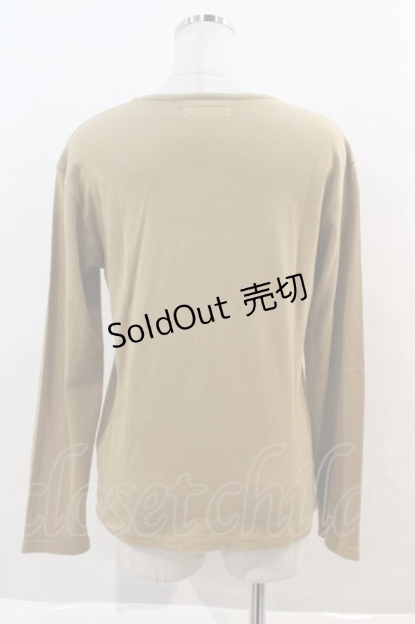 画像2: KANEKO ISAO / オールドローズカットソー  ブラウン I-24-08-23-108-EL-TO--ZT197 (2)