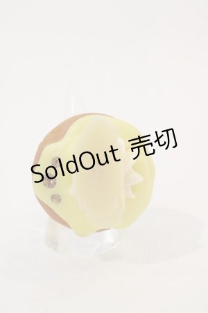 画像: Q-pot. / バナナカップケーキリング 13号 イエロー I-24-08-23-031-QP-AC-HD-ZI
