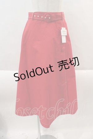 画像: LEBECCA boutique / 色恋沙汰のフレアスカート  赤 I-24-08-24-050-EL-SK-HD-ZT131