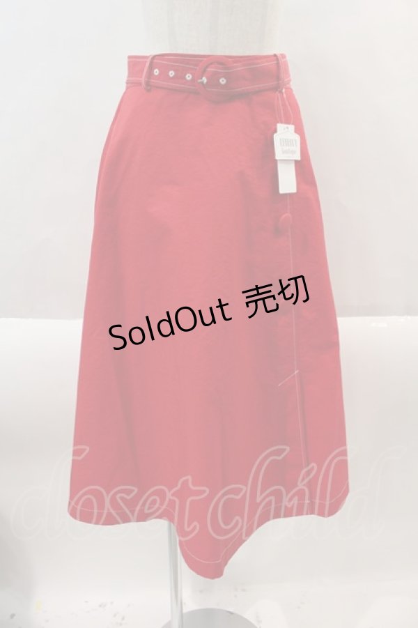 画像1: LEBECCA boutique / 色恋沙汰のフレアスカート  赤 I-24-08-24-050-EL-SK-HD-ZT131 (1)