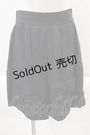 画像: Jane Marple / リボンいっぱいスカート  黒 I-24-08-24-089-JM-SK-HD-ZT132