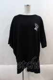 画像1: Candy Stripper / CAN'T STOP!! BIG Tシャツ 2 ブラック I-24-08-24-012-PU-TS-HD-ZT336 (1)