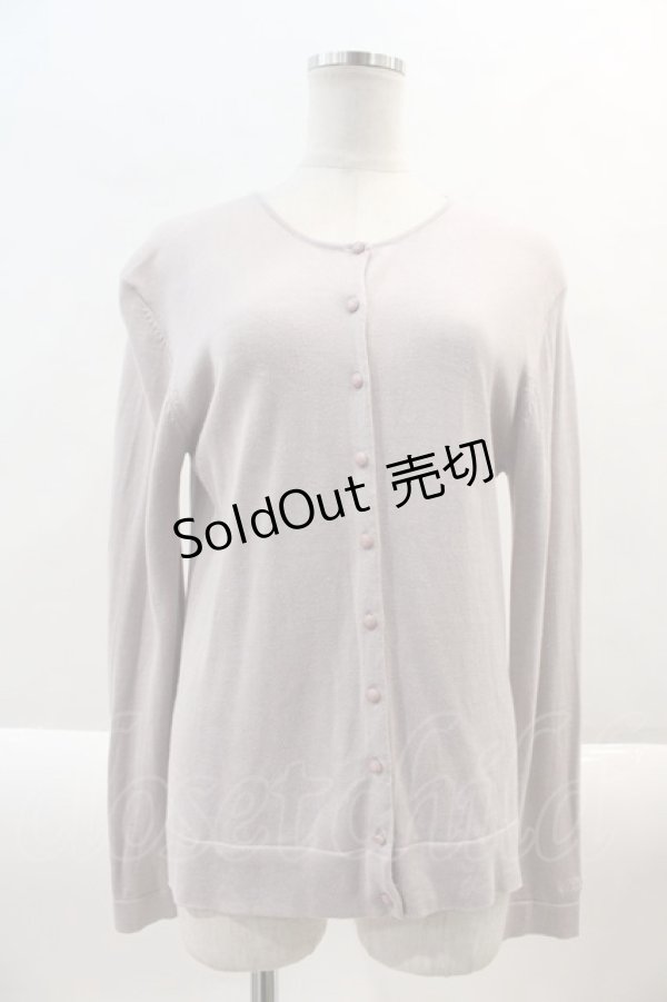 画像1: INGEBORG /  無地カーディガン M ピンク I-24-08-30-079-LO-TO-HD-ZT369 (1)