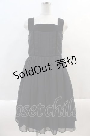 画像: Jane Marple / 別珍ジャンパースカート  黒 I-24-09-02-089-JM-OP-HD-ZI