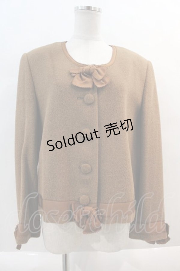 画像1: 【SALE】KANEKO ISAO / チェックジャケット  ブラウン I-24-09-05-064-EL-JA-HD-ZT-C008 (1)