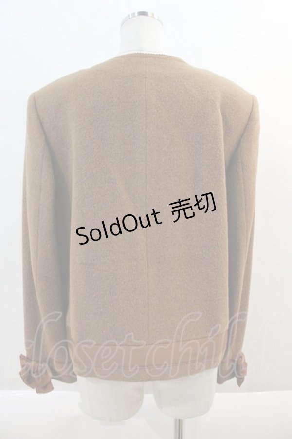 画像2: 【SALE】KANEKO ISAO / チェックジャケット  ブラウン I-24-09-05-064-EL-JA-HD-ZT-C008 (2)