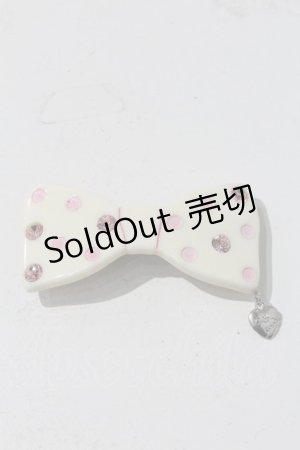 画像: 【SALE】Angelic Pretty / Fantasic Ribbonバレッタ  アイボリー I-24-09-05-105-AP-AC-HD-ZT437-F006