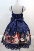 画像2: Angelic Pretty / Princess Cat Special ジャンパースカートSet  ネイビー I-24-09-09-026-AP-OP-HD-ZY (2)