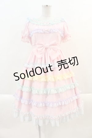 画像: Angelic Pretty / シャボン玉ワンピース  ピンク I-24-09-22-081-AP-OP-HD-ZY