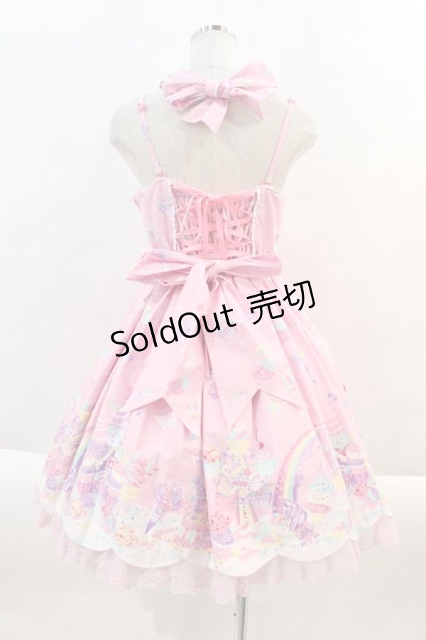 画像2: Angelic Pretty /  MilkyPlanetジャンパースカート  ピンク I-24-09-22-082-AP-OP-HD-ZI (2)