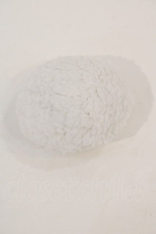 画像2: MARBLE / ポンポンボアキーホルダー  白 I-24-09-27-019-GO-AC-HD-ZT305 (2)