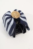 画像1: MARBLE / HAT リボンクリップ  紺 I-24-09-27-020-GO-AC-HD-ZT305 (1)