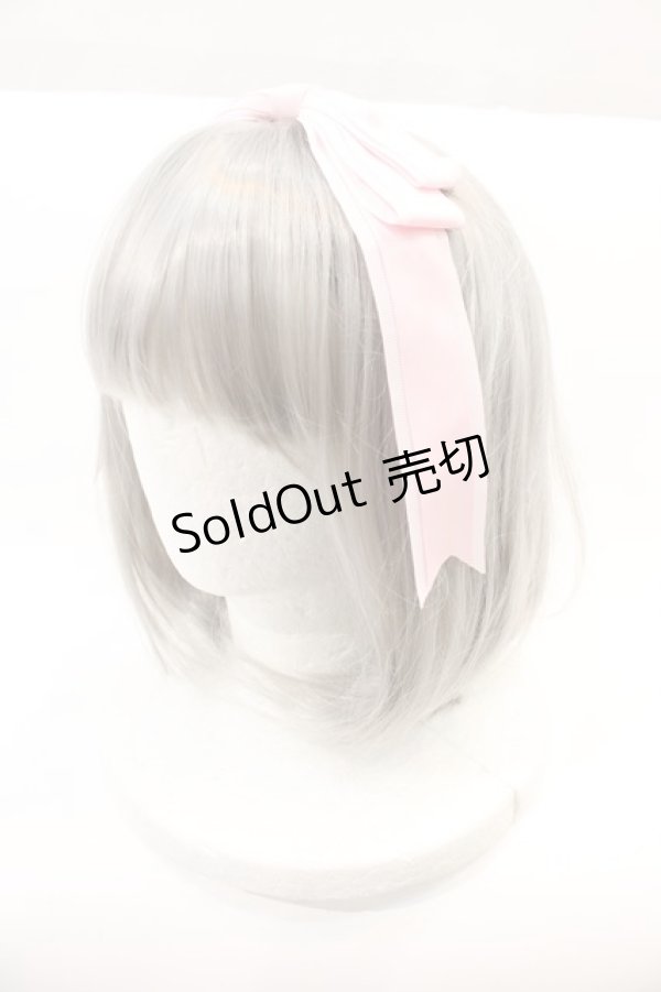 画像2: Amavel / ぱっちんリボンヘッドドレス  ピンク I-24-09-28-090-CA-AC-HD-ZI (2)