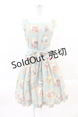 画像: Jane Marple / Anniversaryフレームのスクエアドレス M グリーン I-24-10-01-053-JM-OP-OW-ZI