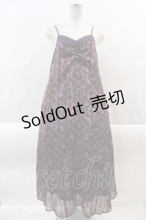 画像: axes femme / アラジン/キャミワンピース  パープル I-24-10-05-053-AX-OP-HD-ZT449